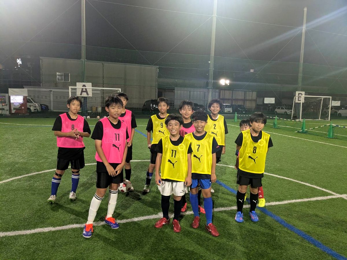 LLEVARO FOOTBALL SCHOOL に通う小学生たち