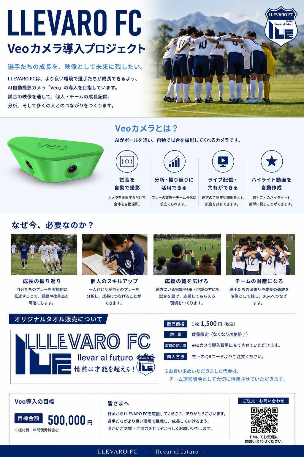 Veoカメラ導入プロジェクトの案内